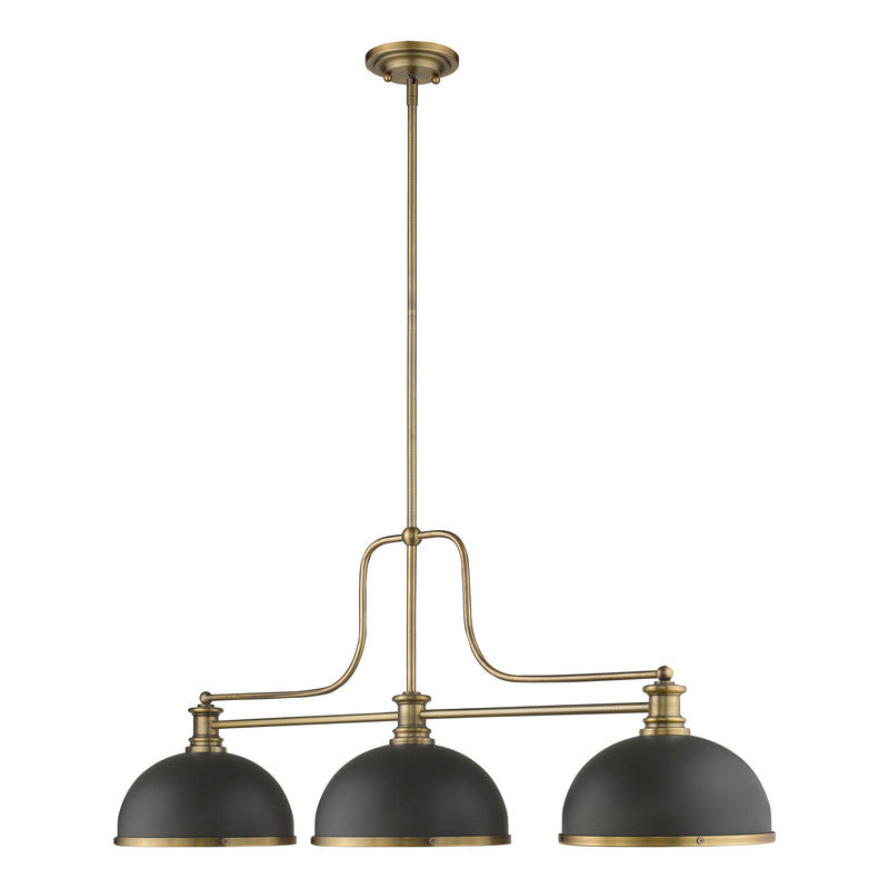 Z-Lite 725-3-D - Melange 3 Light 52" Chandelier