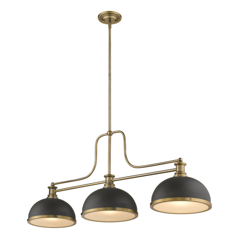 Z-Lite 725-3-D - Melange 3 Light 52" Chandelier