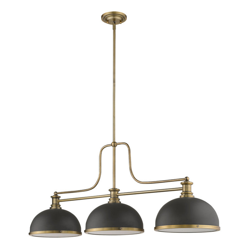 Z-Lite 725-3-D - Melange 3 Light 52" Chandelier