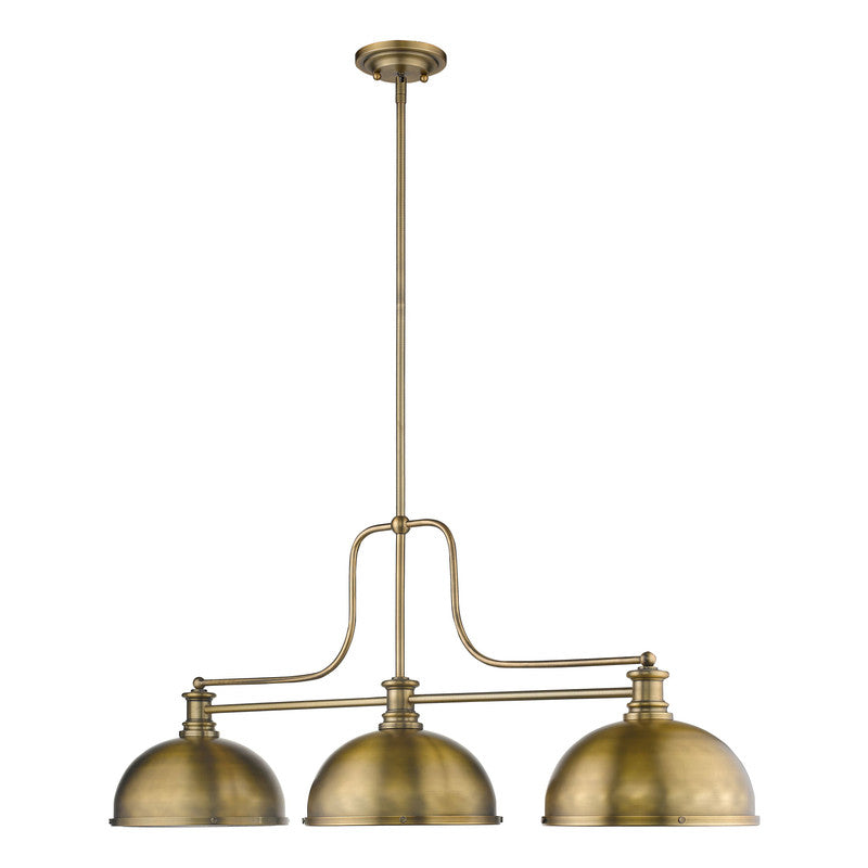 Z-Lite 725-3-D - Melange 3 Light 52" Chandelier