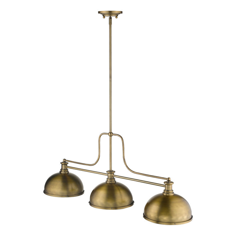 Z-Lite 725-3-D - Melange 3 Light 52" Chandelier