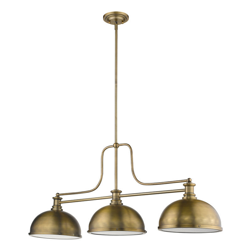 Z-Lite 725-3-D - Melange 3 Light 52" Chandelier