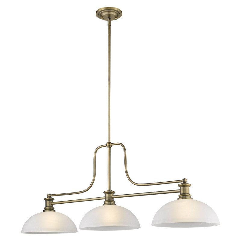 Z-Lite 725-3-D - Melange 3 Light 52" Chandelier