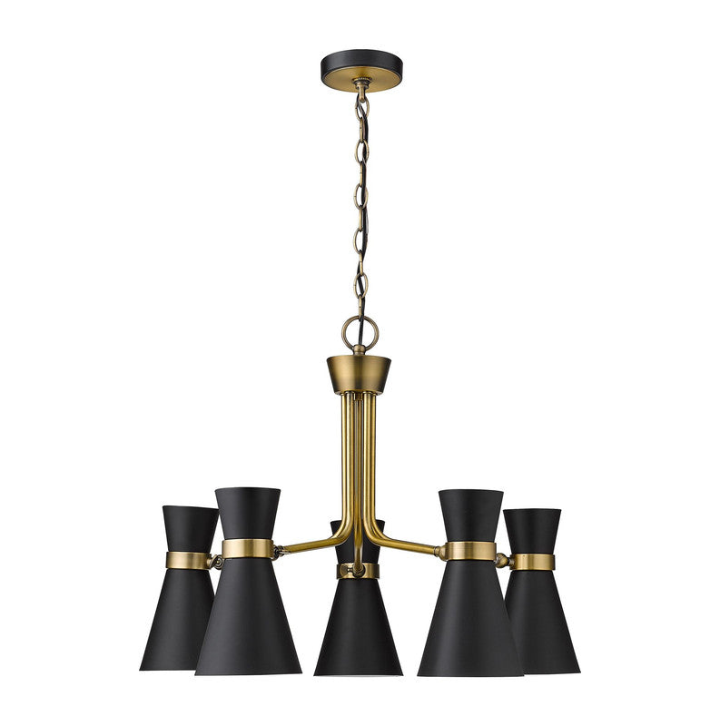 Z-Lite 728-5MB - Soriano 5 Light 27" Chandelier