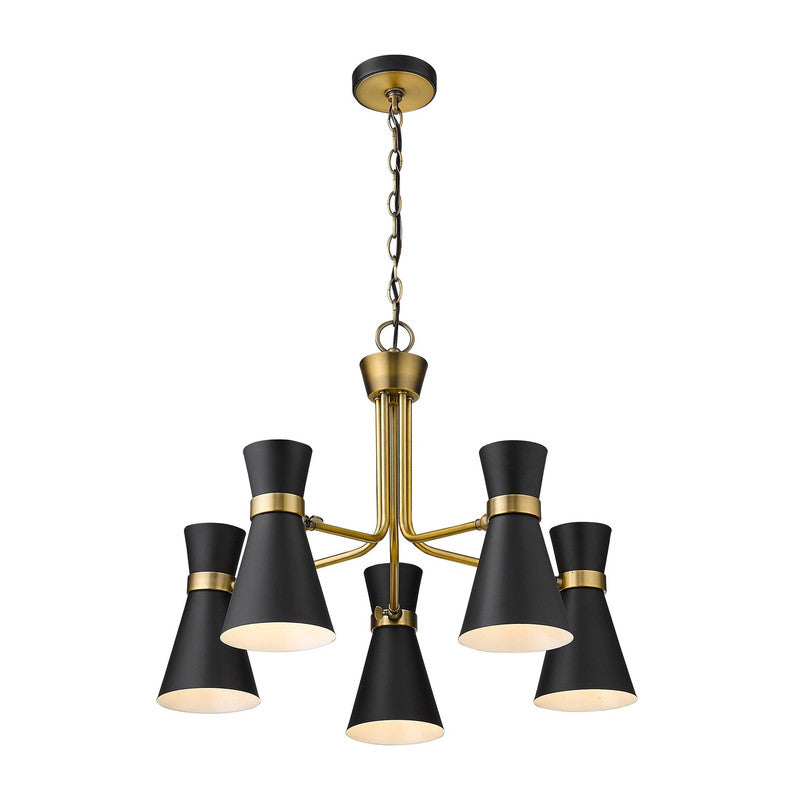 Z-Lite 728-5MB - Soriano 5 Light 27" Chandelier