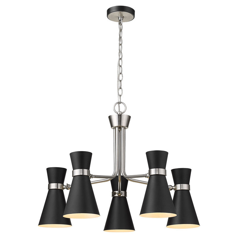 Z-Lite 728-5MB - Soriano 5 Light 27" Chandelier