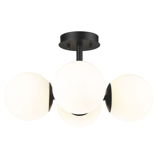 730SF4 - Midnetic 4 Light 18" Flush Mount