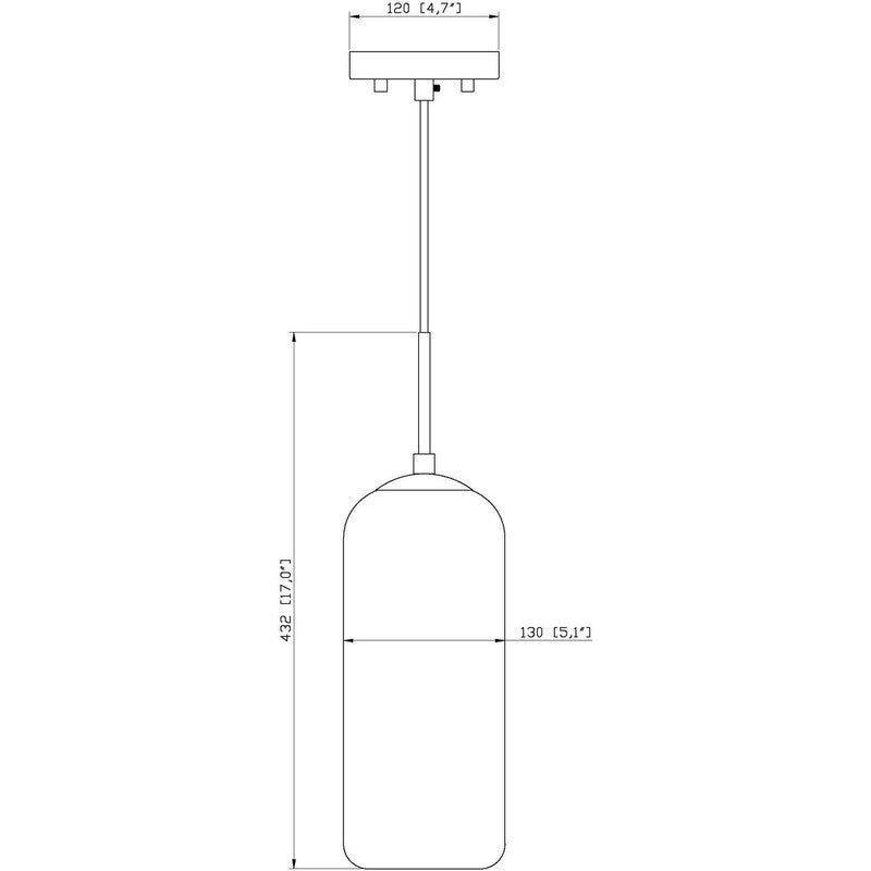 Z-Lite 732P17 - Monty 1 Light 5" Pendant