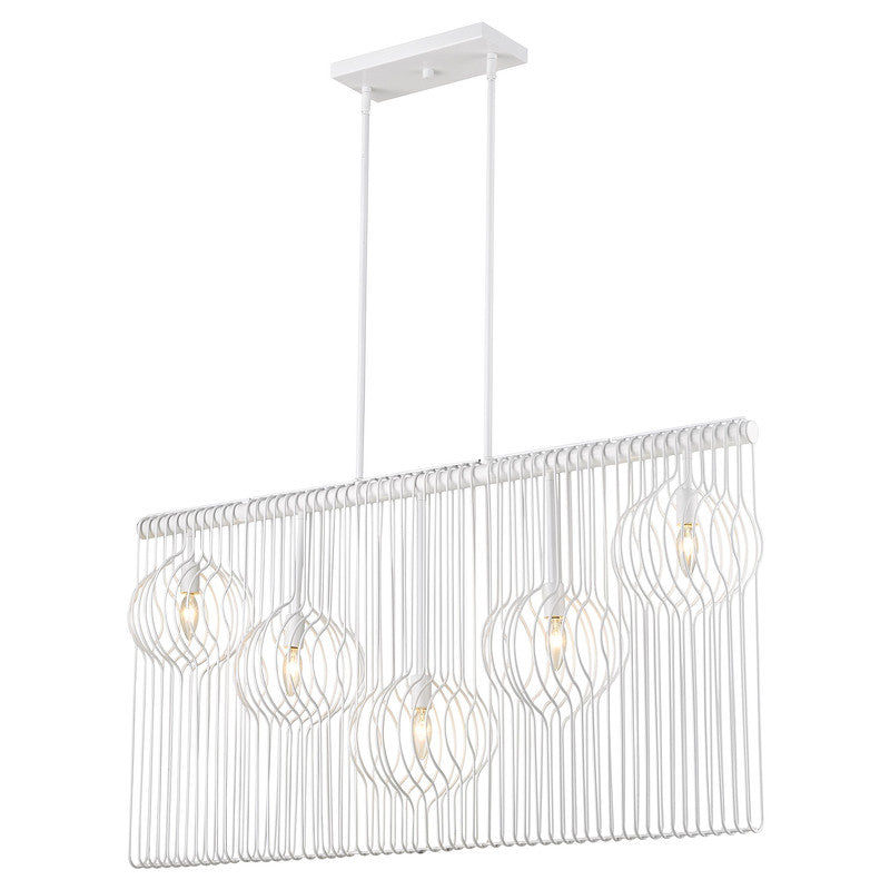 801-5L - Contour 5 Light 46" Chandelier