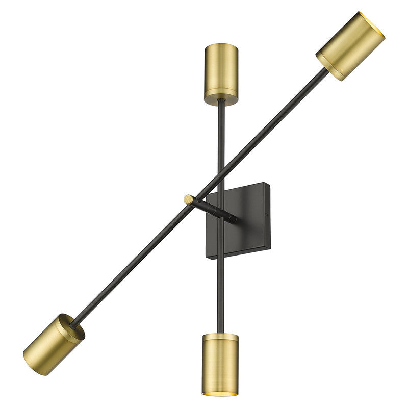 Z-Lite 814-4S - Calumet 4 Light 6" Sconce