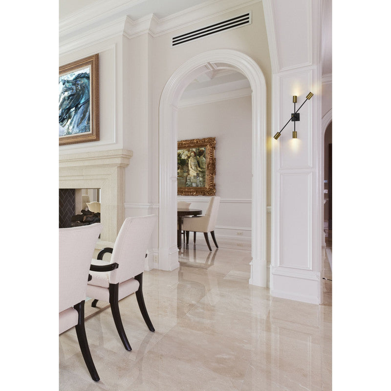 Z-Lite 814-4S - Calumet 4 Light 6" Sconce