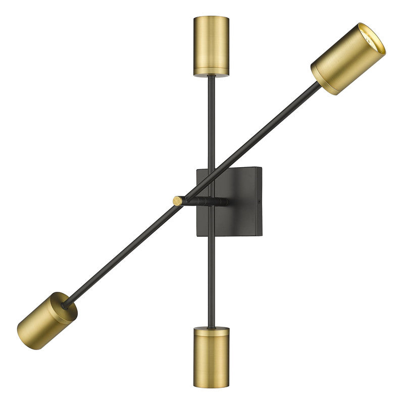 Z-Lite 814-4S - Calumet 4 Light 6" Sconce