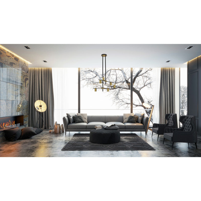 Z-Lite 814-6 - Calumet 6 Light 30" Chandelier