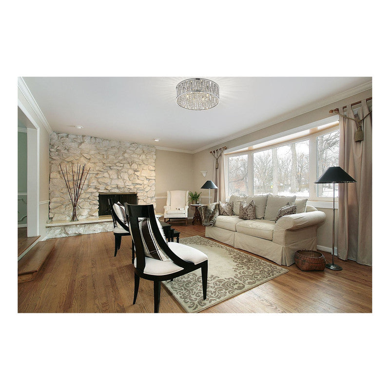 872CH-RF16 - Terra 6 Light 16" Flush Mount