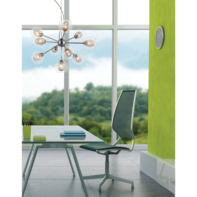 905-10C - Auge 10 Light 23" Chandelier