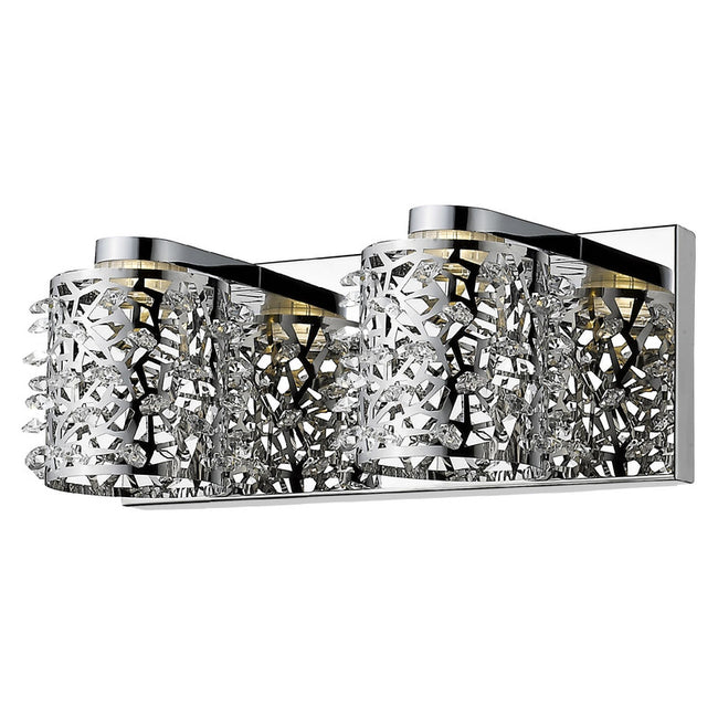 906-2V-LED - Fortuna 2 Light 13" Vanity Light