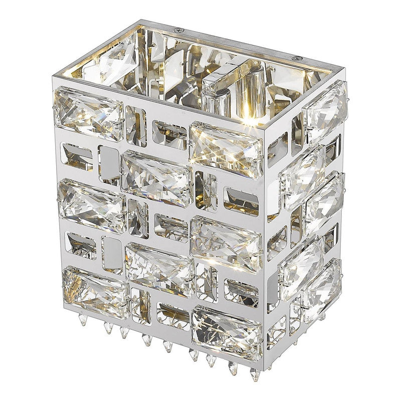 912-1S-CH - Aludra 1 Light 8" Sconce