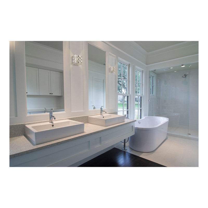 912-1S-CH - Aludra 1 Light 8" Sconce