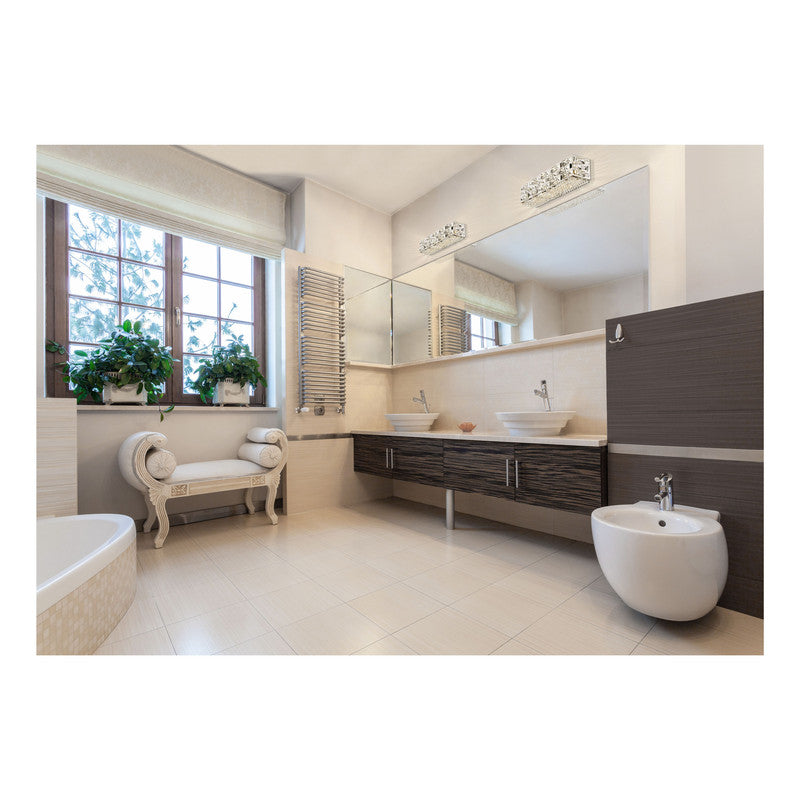 912-4V-CH - Aludra 4 Light 21" Vanity Light