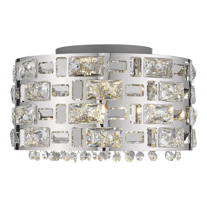 912F12-CH - Aludra 4 Light 12" Flush Mount