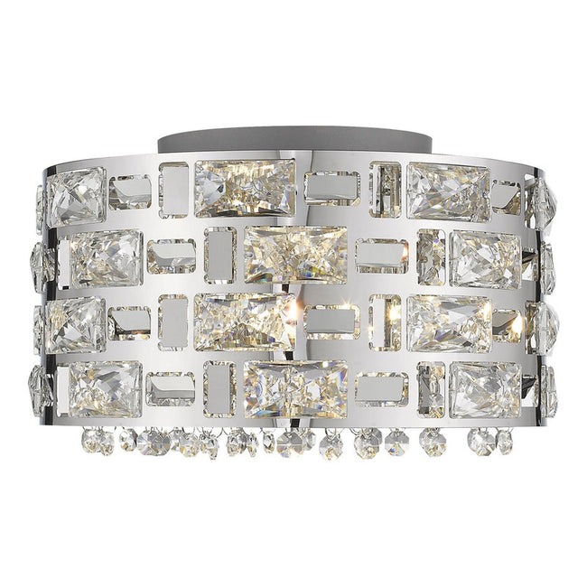 912F12-CH - Aludra 4 Light 12" Flush Mount