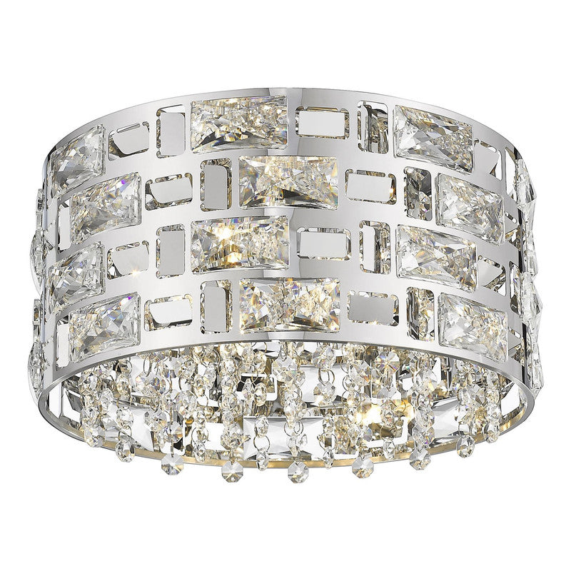 912F12-CH - Aludra 4 Light 12" Flush Mount