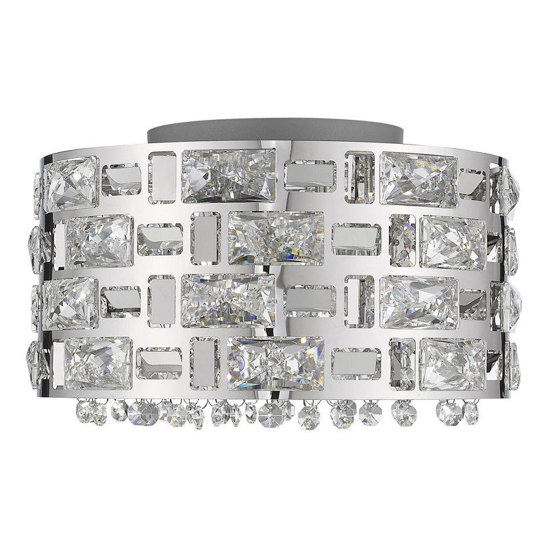 912F12-CH - Aludra 4 Light 12" Flush Mount