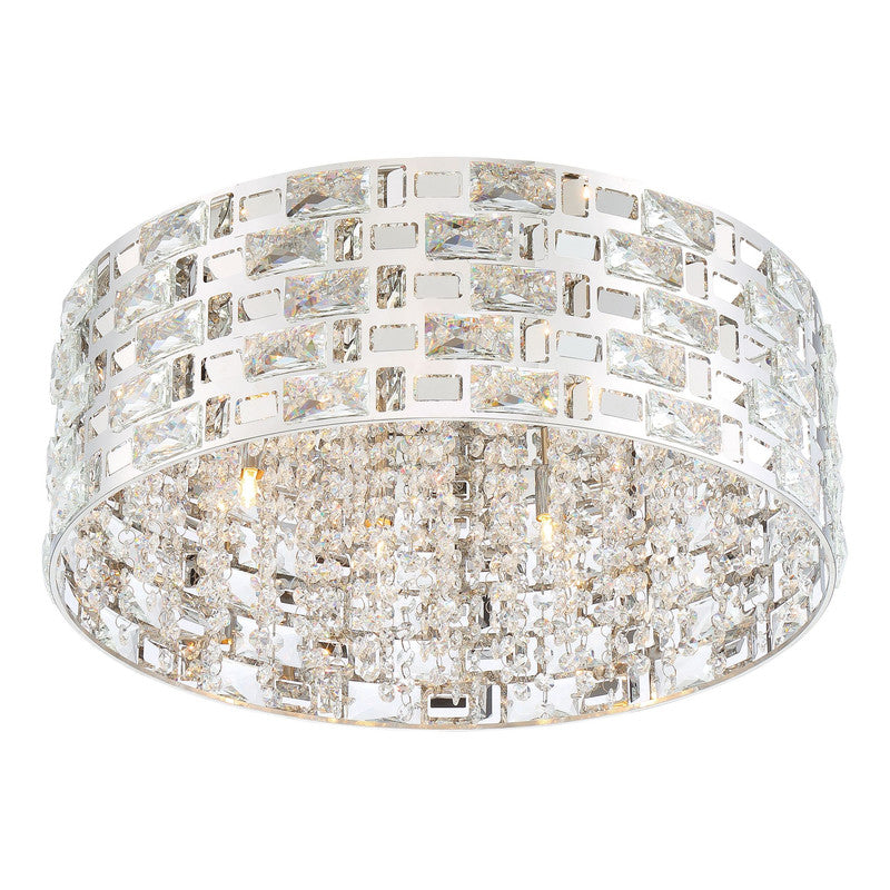 912F21-CH - Aludra 7 Light 21" Flush Mount