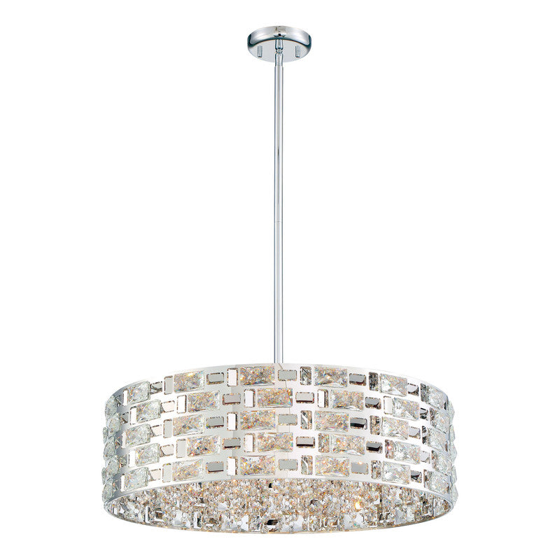 912P24-CH - Aludra 7 Light 24" Pendant