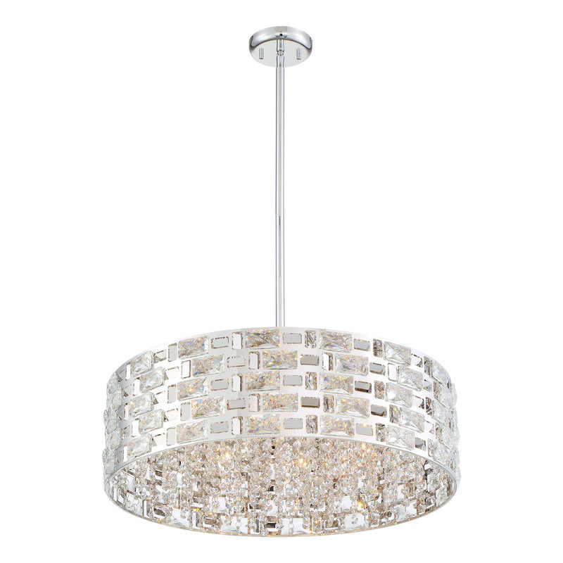 912P24-CH - Aludra 7 Light 24" Pendant