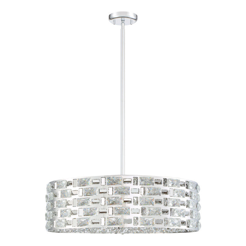 912P24-CH - Aludra 7 Light 24" Pendant