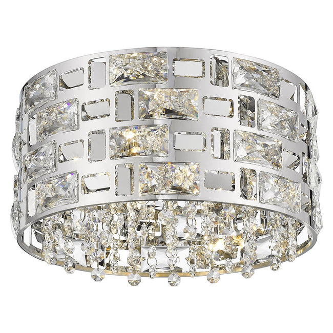 912F12-CH - Aludra 4 Light 12" Flush Mount