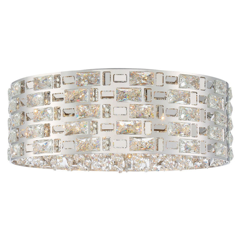 912F21-CH - Aludra 7 Light 21" Flush Mount