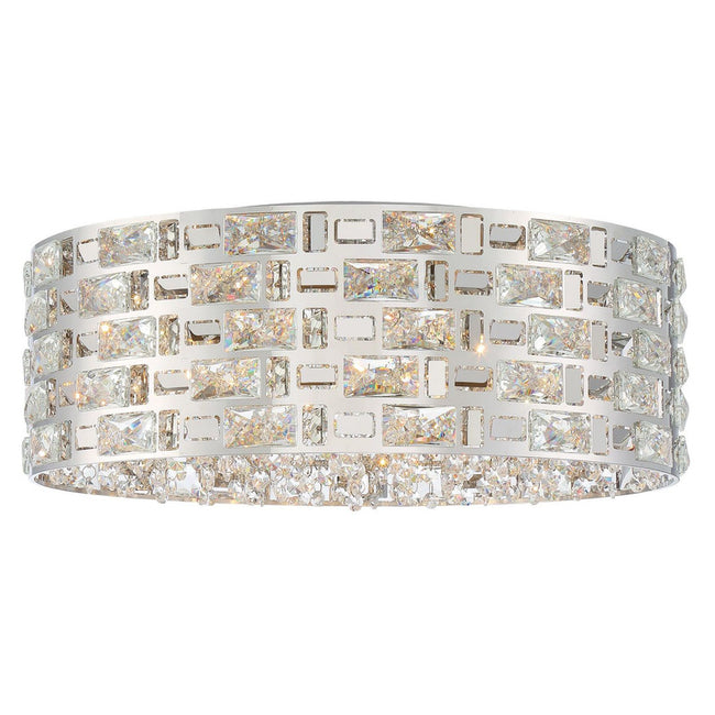 912F21-CH - Aludra 7 Light 21" Flush Mount