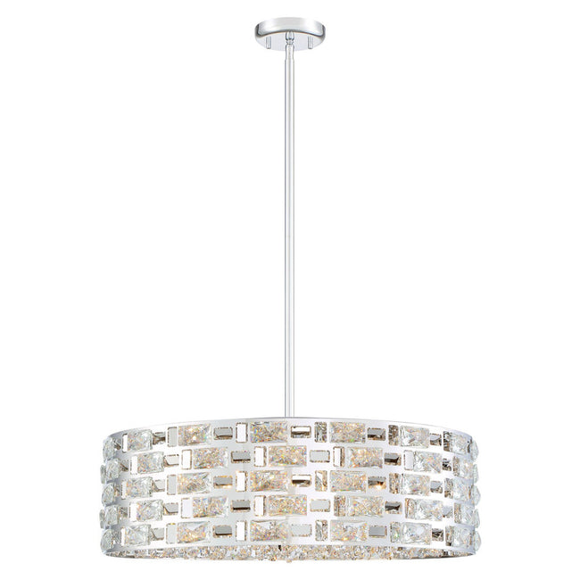912P24-CH - Aludra 7 Light 24" Pendant