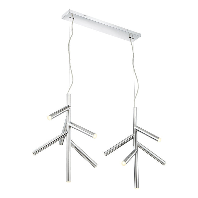 917-6CH-LED-2LCH - Forest 12 Light 44" Pendant