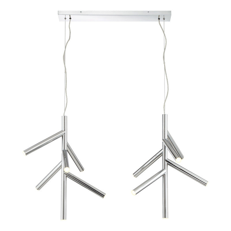 917-6CH-LED-2LCH - Forest 12 Light 44" Pendant