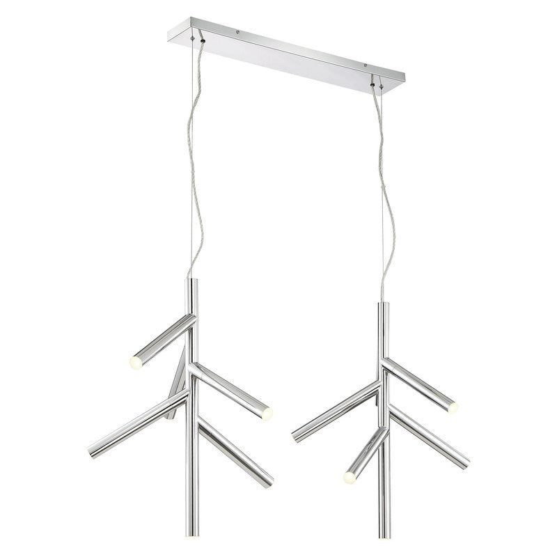 917-6CH-LED-2LCH - Forest 12 Light 44" Pendant