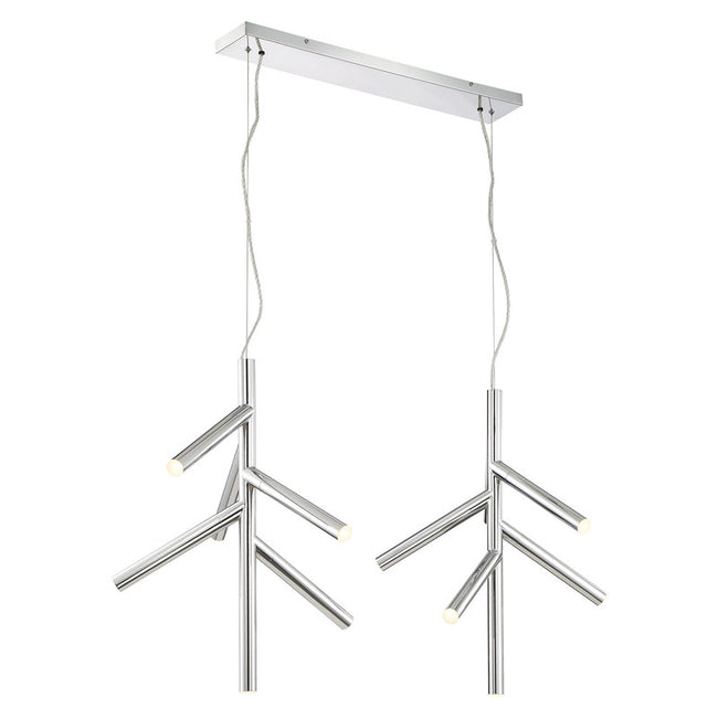 917-6CH-LED-2LCH - Forest 12 Light 44" Pendant