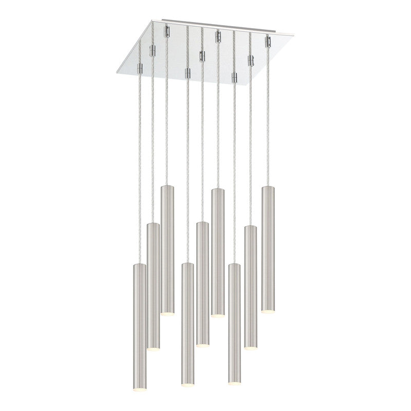 Z-Lite 917MP12-LED-9S - Forest 9 Light 14" Chandelier