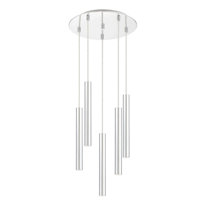 Z-Lite 917MP12-LED-5R - Forest 5 Light 14" Chandelier