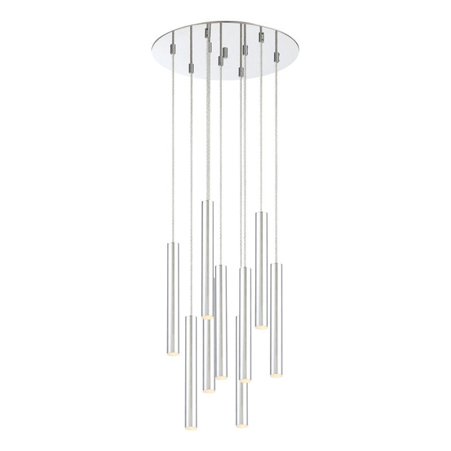 Z-Lite 917MP12-LED-9R - Forest 9 Light 16" Chandelier