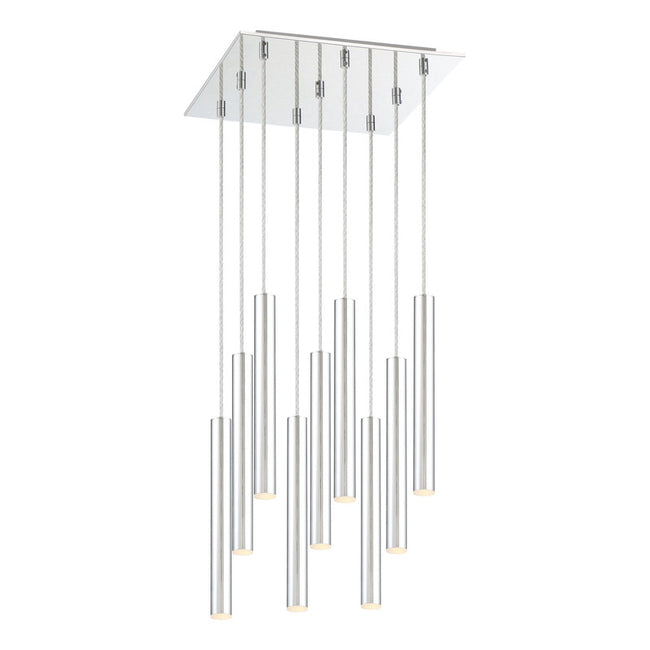 Z-Lite 917MP12-LED-9S - Forest 9 Light 14" Chandelier