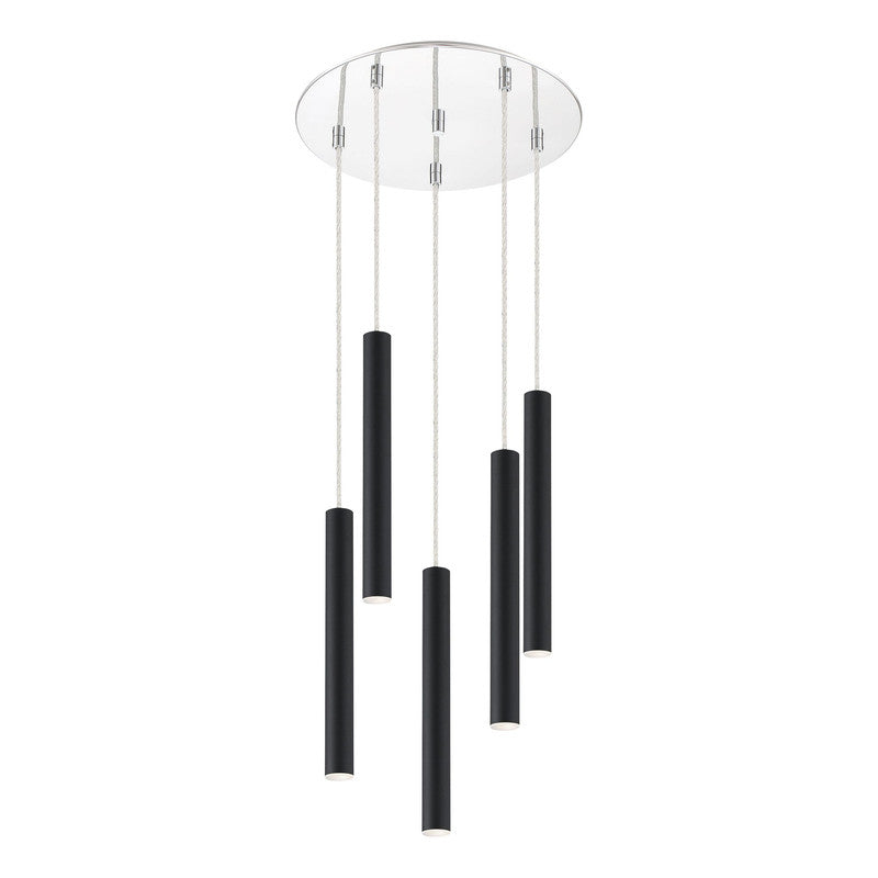 Z-Lite 917MP12-LED-5R - Forest 5 Light 14" Chandelier