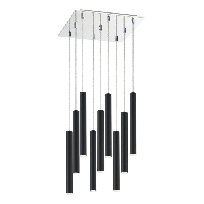 Z-Lite 917MP12-LED-9S - Forest 9 Light 14" Chandelier