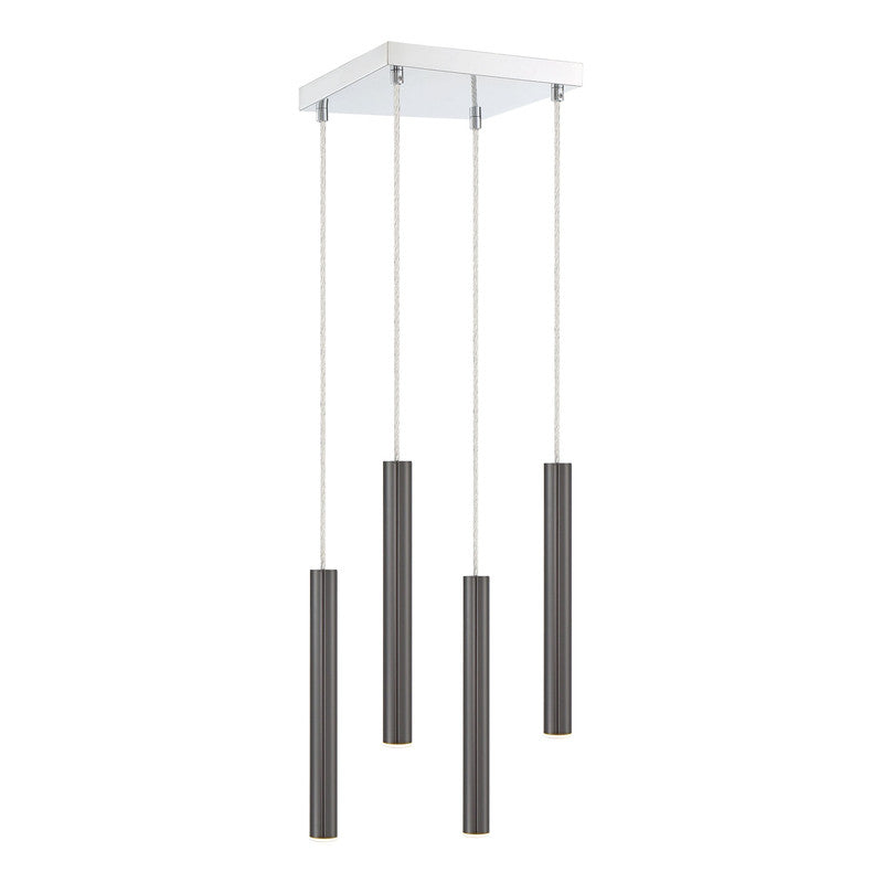 Z-Lite 917MP12-LED-4S - Forest 4 Light 10" Chandelier