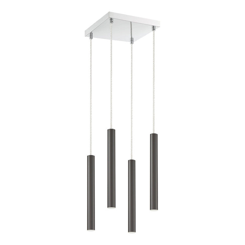 Z-Lite 917MP12-LED-4S - Forest 4 Light 10" Chandelier