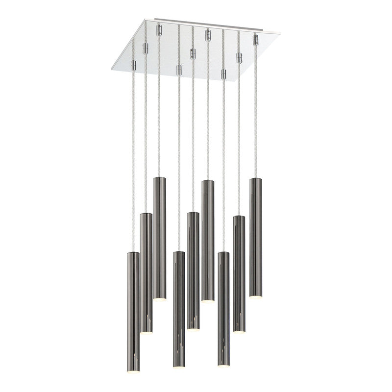 Z-Lite 917MP12-LED-9S - Forest 9 Light 14" Chandelier