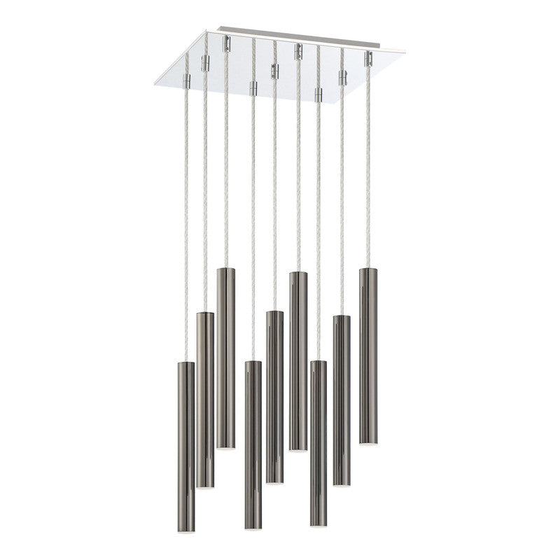 Z-Lite 917MP12-LED-9S - Forest 9 Light 14" Chandelier