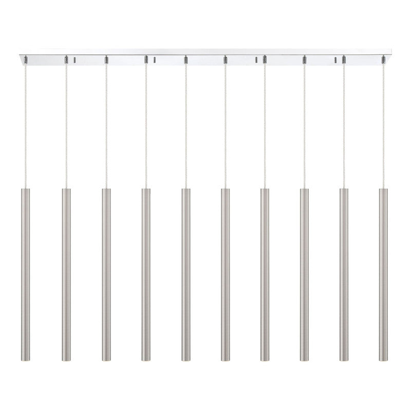 Z-Lite 917MP24-LED-10L - Forest 10 Light 57" Chandelier